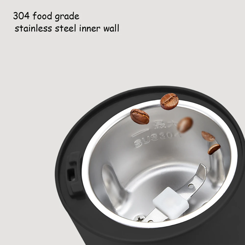 Stainless Portable Electric Coffee Bean Grinder Machine