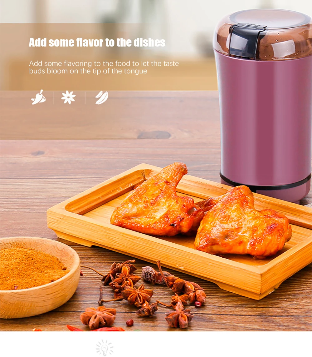 Stainless Portable Electric Coffee Bean Grinder Machine