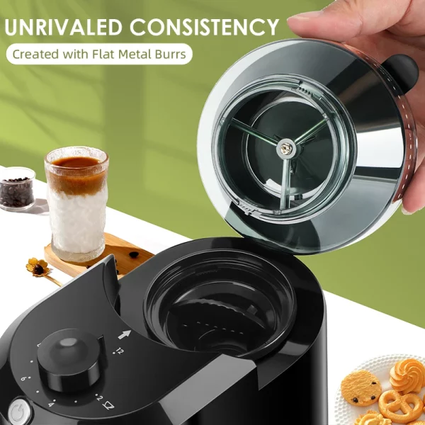 Wancle Electric Adjustable Coffee Bean Grinder - Image 3