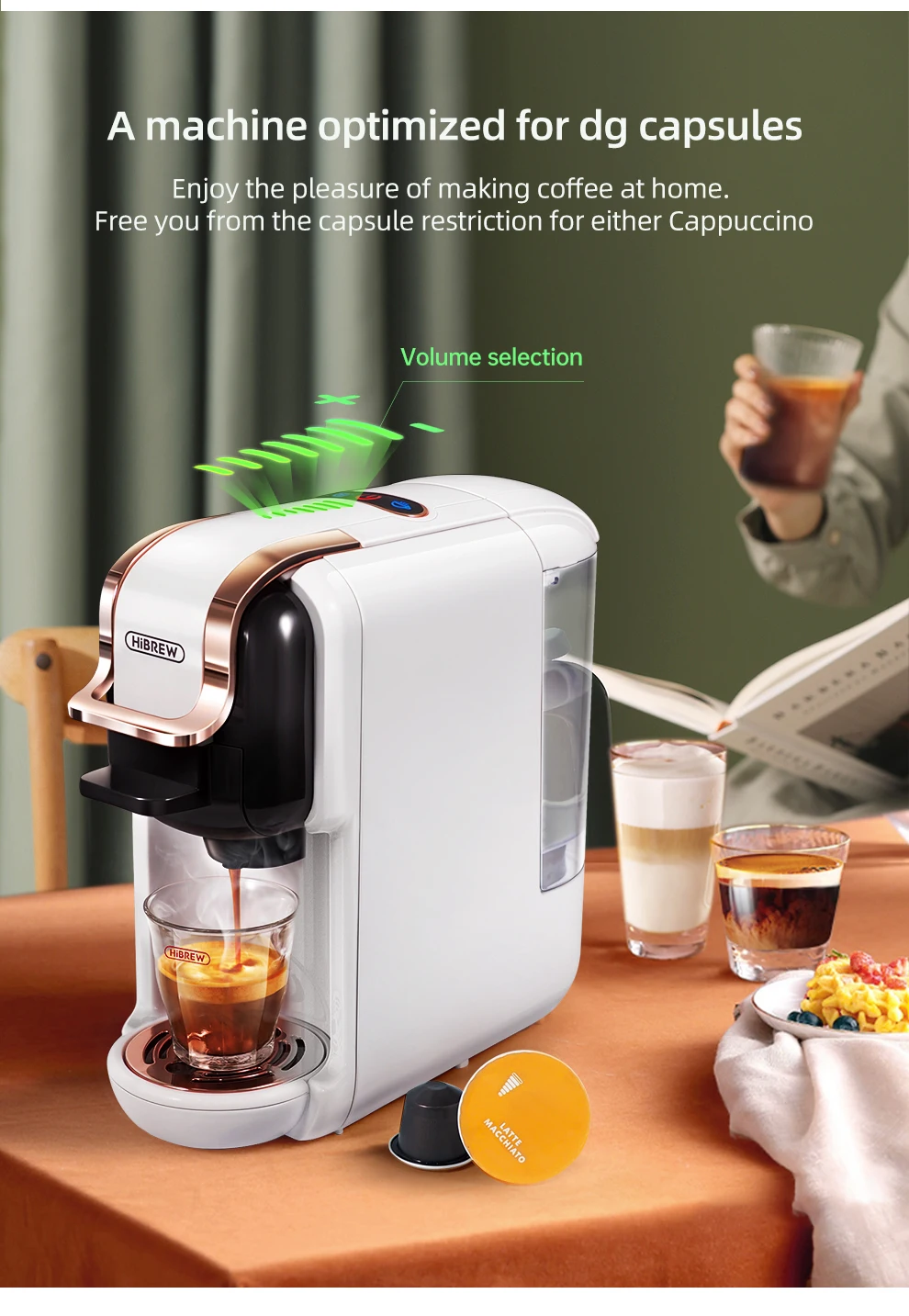 Hot/Cold Multiple Capsule Coffee Machine