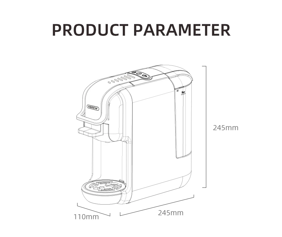 Hot/Cold Multiple Capsule Coffee Machine