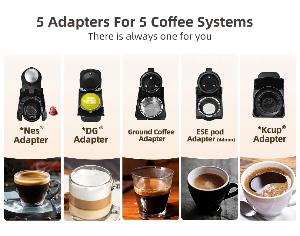 Hot/Cold Multiple Capsule Coffee Machine