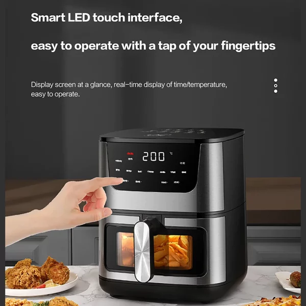 Smart  Multi-Function Electric Air Fryer - Image 4