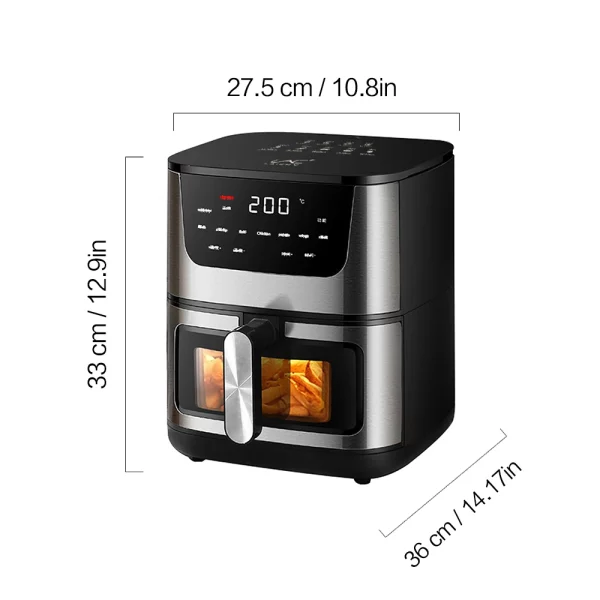 Smart  Multi-Function Electric Air Fryer - Image 3