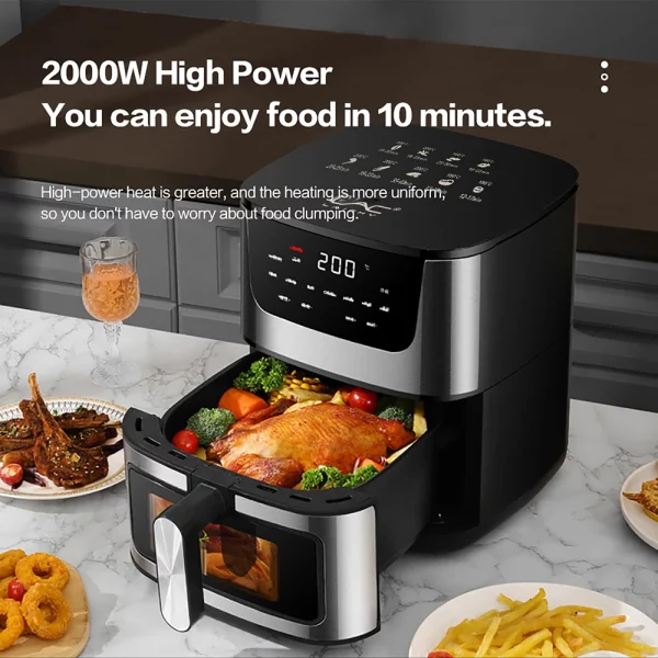 Smart  Multi-Function Electric Air Fryer - Image 2