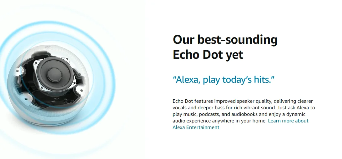 Best Seller Alexa Echo Dot 4th 5th Generation Smart Speaker With Alexa