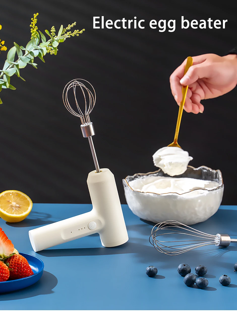 Wireless Portable Electric Food Baking Mixer