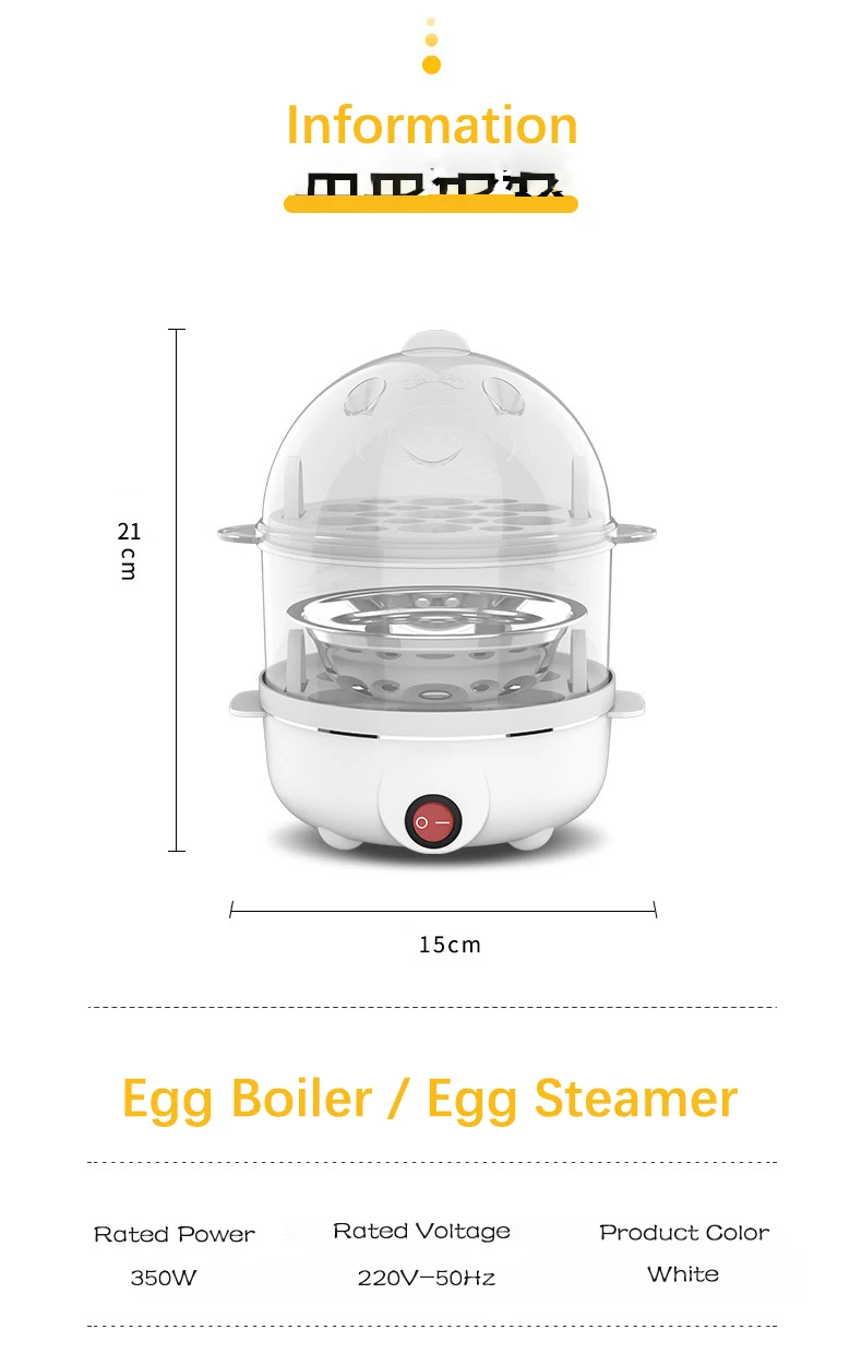 Multifunction Double Layers Steamer Cooker