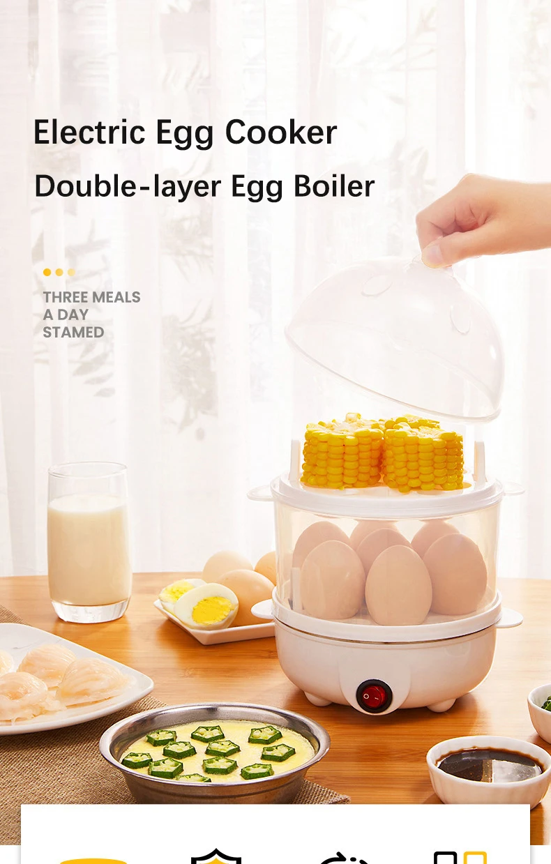 Multifunction Double Layers Steamer Cooker