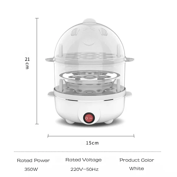 Multifunction Double Layers Steamer Cooker - Image 6