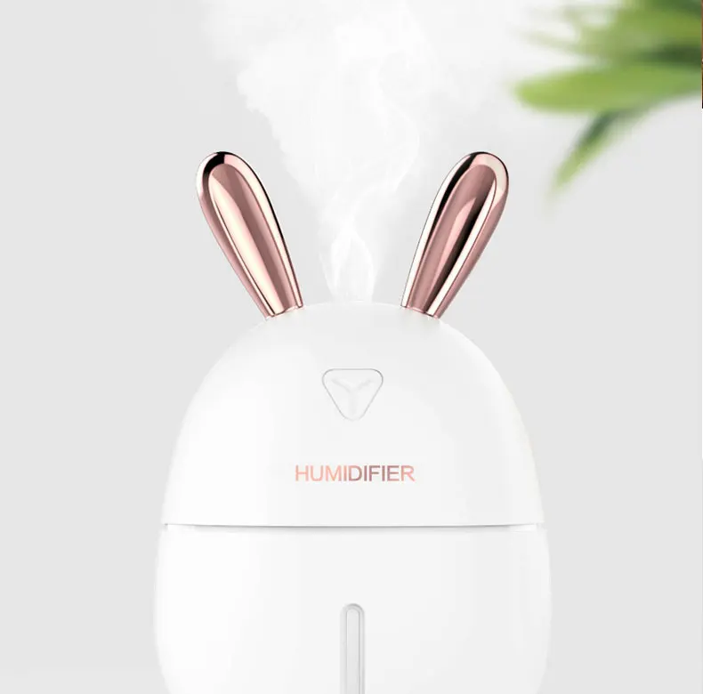 Cute Rabbit Design Mini Air Humidifier & Aroma Essential Oil Diffuser