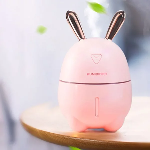 Cute Rabbit Design Mini Air Humidifier & Aroma Essential Oil Diffuser - Image 2