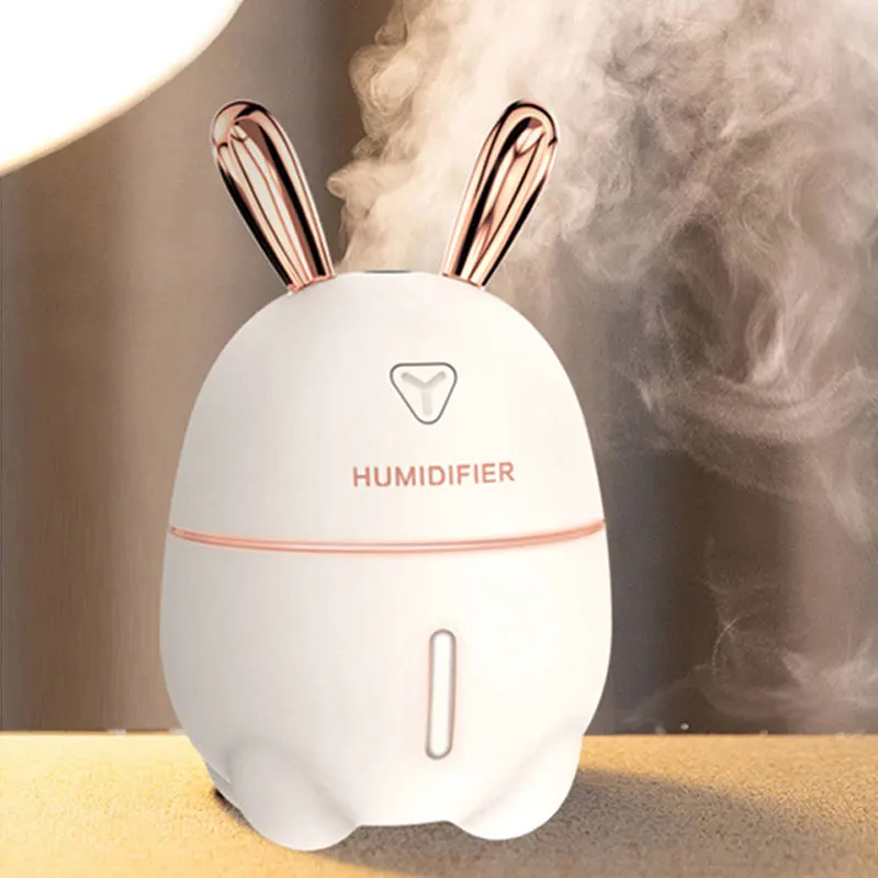 Cute Rabbit Design Mini Air Humidifier & Aroma Essential Oil Diffuser