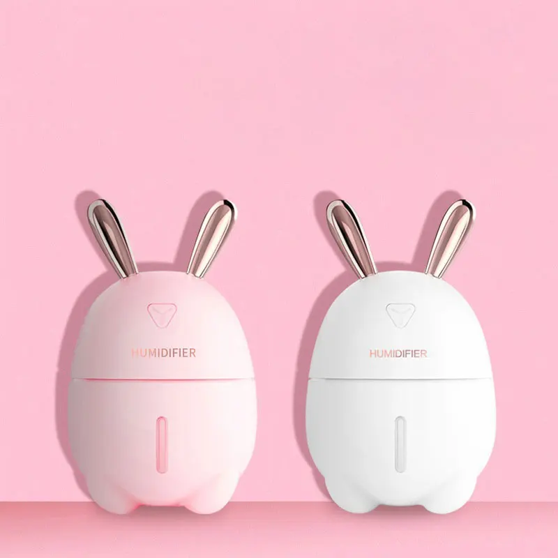 Cute Rabbit Design Mini Air Humidifier & Aroma Essential Oil Diffuser