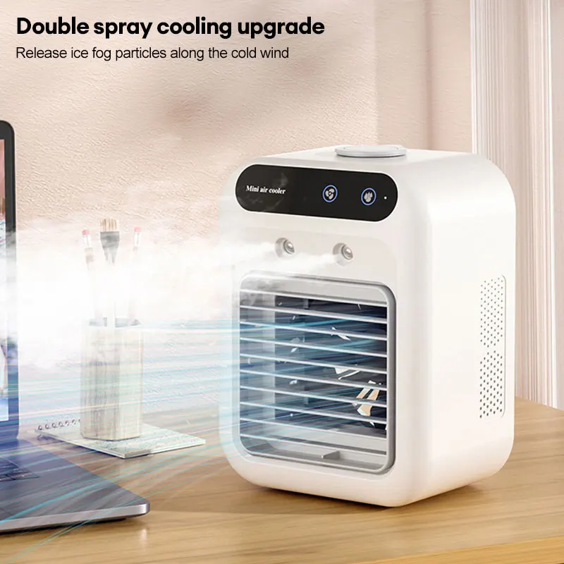 Portable Desktop  2 Gear Air Conditioner Cooler & Humidifier