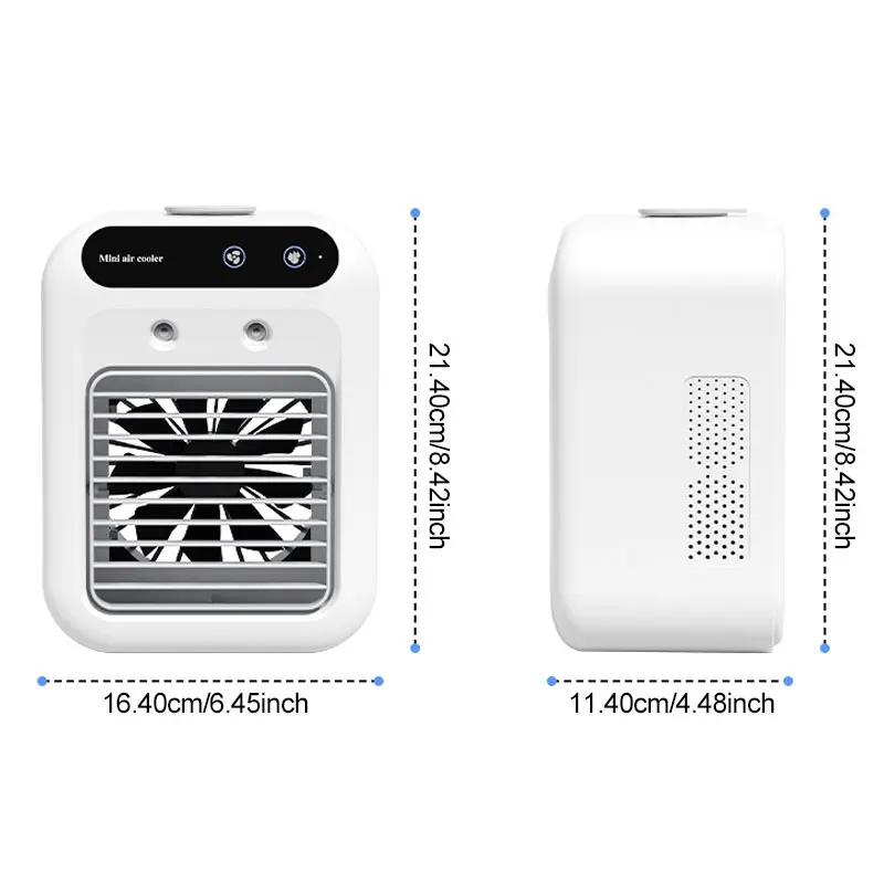 Portable Desktop  2 Gear Air Conditioner Cooler & Humidifier