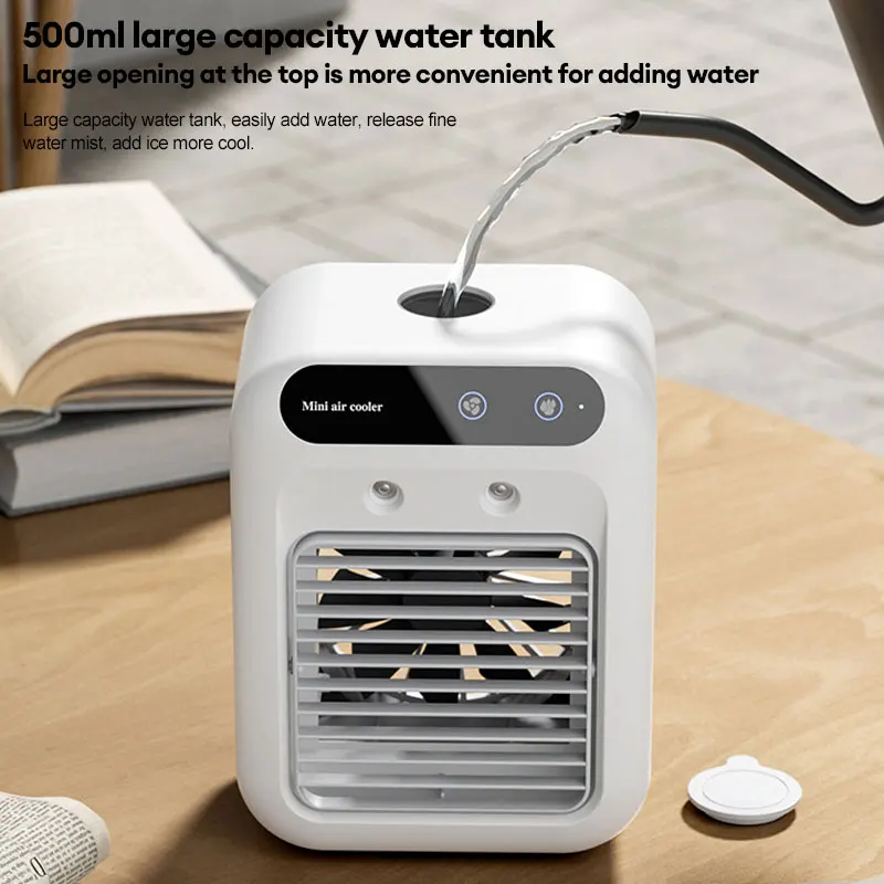 Portable Desktop  2 Gear Air Conditioner Cooler & Humidifier