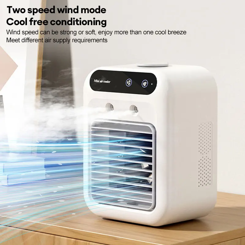 Portable Desktop  2 Gear Air Conditioner Cooler & Humidifier