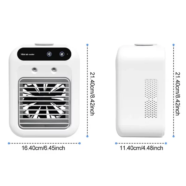 Portable Desktop  2 Gear Air Conditioner Cooler & Humidifier - Image 5