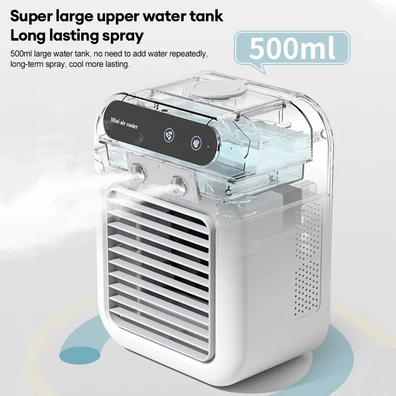 Portable Desktop  2 Gear Air Conditioner Cooler & Humidifier