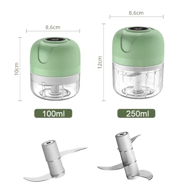 Mini Electric Garlic Chopper USB - Meat Grinder - Image 6