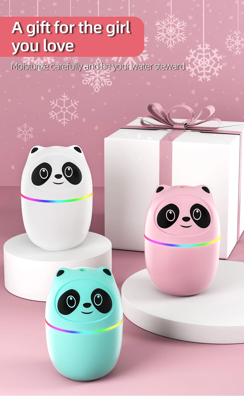 Cute Kitten and Bear Air Humidifier Home Essential Oil Diffuser